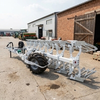 Arado de Surco Reversible Semimontado de 7 Dientes con Rodamientos de Engranajes para Serie T8 T9, Tecnología Avanzada para Diésel