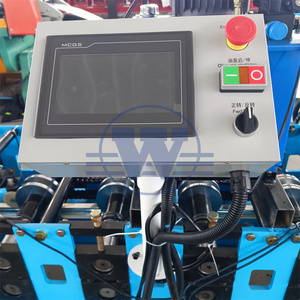Máquina de conformado en frío Omega para la producción de perfiles de acero, canales y vigas metálicas con motor PLC de 7KW, fácil de operar. - Product Image 4
