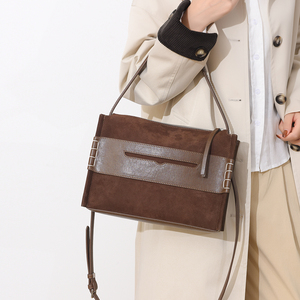 Top Quality Women's Handbag Large Capacity Shoulder Bags Lightweight Customized logo Crossbody Leather Business Mailman Bag - Product Image 3