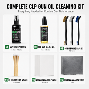 Kit <span class=keywords><strong>de</strong></span> Limpieza <span class=keywords><strong>de</strong></span> Armas CLP, Juego Todo en Uno con Cepillo Doble, Hisopos <span class=keywords><strong>de</strong></span> 6 Pulgadas, Raspador, Aceitador <span class=keywords><strong>de</strong></span> Aguja <span class=keywords><strong>de</strong></span> Precisión y Toallitas - Product Image 3