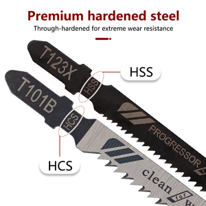 Juego de 5 Hojas de Sierra de Calar Profesionales Industriales ALLUSE, Personalizables OEM, con Vástago en T, 4MM TPI, 224MM de Longitud, 1.5MM de Grosor - Product Image 3