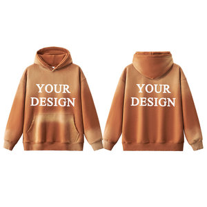 เสื้อฮู้ดดี้โอเวอร์ไซส์ยูนิเซ็กซ์เนื้อหนา ล้างสีแบบแอซิดวอช สกรีนโลโก้ได้ สตรีทแวร์ เสื้อฮู้ดดี้ยูนิเซ็กซ์คุณภาพสูง ล้างสีแบบแอซิดวอช - Product Image 5