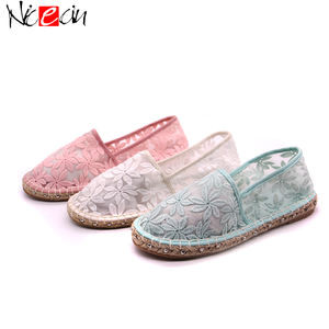 Offre Spéciale Espadrille Toile <span class=keywords><strong>Espadrilles</strong></span> De Toile Plat Décontracté <span class=keywords><strong>Espadrilles</strong></span> - Product Image 3