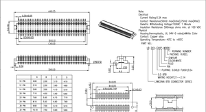 OEM YXY Плавающий разъем DF12 0.5MM H3 5.0 10 20 30 40 50 60 80P, одноканальный, для печатных плат <span class=keywords><strong>SMT</strong></span>, аксессуары для мобильных устройств, черный - Product Image 3