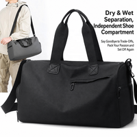 Sac de sport imperméable sur mesure avec séparation sec/humide, rangement multicouche et sangle réglable pour les affaires