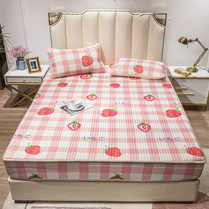 Drap de <span class=keywords><strong>lit</strong></span> ajusté, bon marché, couverture de protection de matelas, tapis de couchage <span class=keywords><strong>d</strong></span>'<span class=keywords><strong>été</strong></span>, 180x200 - Product Image 2