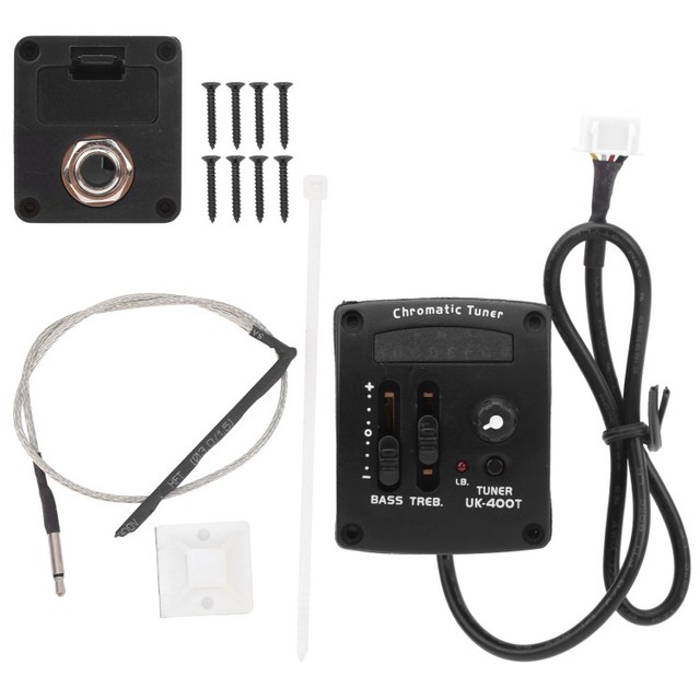 UK400T Ukulele Pickup Electric Box PickUp Equalizer Minor 4String Guitar Pickups