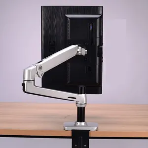 XSJ8013C Penyangga Monitor LED LCD Lengan Ultra Panjang dari Paduan Aluminium Berkualitas Tinggi, Dudukan Monitor Gerak Penuh dengan Klem Meja - Product Image 5