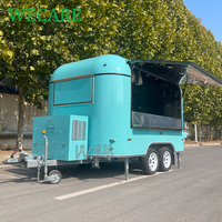 Voiture de restauration rapide mobile Wecare DOT/CE fabrication de camion de nourriture four à pizza remorques avec équipement de cuisine complet foodtruck EU