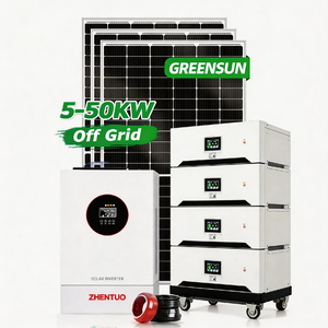 Complete Off-grid <b>Solar</b> Energy System <b>Kit</b> 10-30kW All-in-One <b>Solar</b> Panel <b>Power</b> System Home Full Set MPPT Controller Lithium Ion - Product Image 6