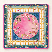 Tapis de jeu de Mahjong carré, tapis de table antidérapant et doux, protection de table décorative imprimée pour Mahjong américain et fêtes à domicile