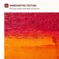 Peinture à l'huile abstraite moderne personnalisée OEM ODM, peinte à la main, pour la vente en gros, décoration murale pour la maison, l'hôtel, le salon