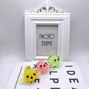 Kids Souvenir Cute Seal Animal Car <b>Keyrings</b> Promotion Gifts Shoulder Bag Charm DIY Clear Acrylic Beads Cartoon Sea Lion Keychain - Product Image 3