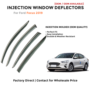 Déflecteurs de fenêtre latérale pare-pluie pour Toyota Cruiser 2019-2020 accessoires auto - Product Image 2