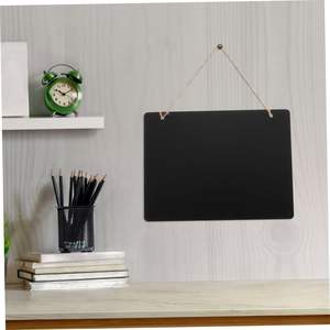 Parliky 4 pièces en bois Double face <span class=keywords><strong>tableau</strong></span> noir cuisine mémo signe effaçable <span class=keywords><strong>tableau</strong></span> signe suspendu babillard en bois effaçable conseil Ha - Product Image 6