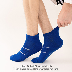 Calcetines Deportivos de Lana <span class=keywords><strong>Merino</strong></span> de Corte Bajo para Hombre y Mujer, Transpirables, con Diseño de Panal, Acolchados, para Correr - Product Image 4