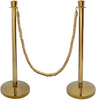 Support de poteau de corde de queue pour la barrière de queue supérieure de couronne uniforme pour la station de chemin de fer