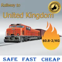 Самая дешевая цена из китая в великобританию DDP железная дорога от двери до двери в великобританию