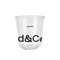 Gobelets en plastique PET jetables en forme de U pour boissons froides, thé au lait, soda, café glacé, avec couvercles, logo personnalisé du fabricant, 10/12/14/16/20/24 oz
