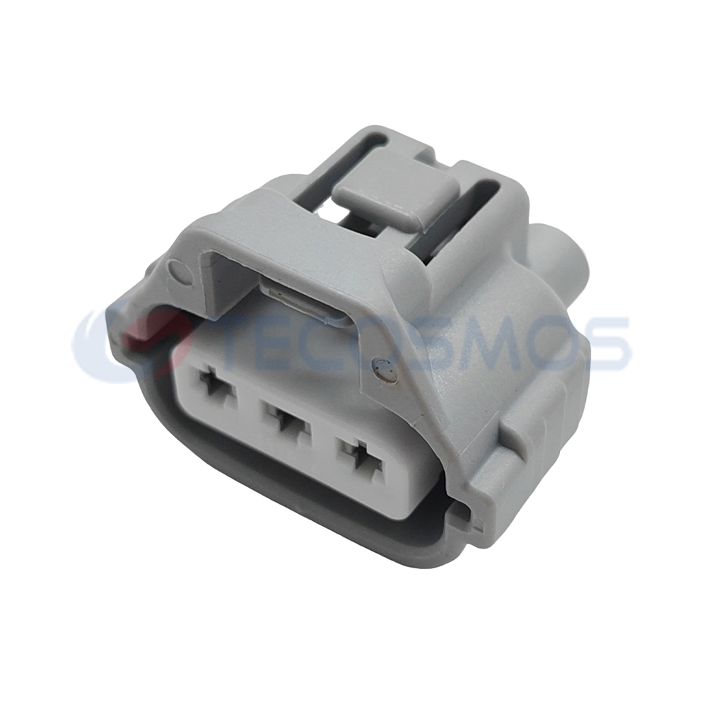 90980-11607 Waterproof 3-Pin Female Wire Harness for Car Headlights Copper Contact & ABS/Nylon Housing for Wire Connections