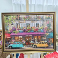 Puzzles en carton gris personnalisés, 1000 pièces, jouet éducatif DIY, soulagement du stress, coins carrés, logo personnalisé