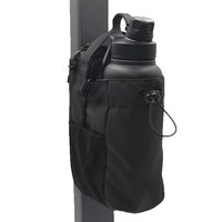 Sac de Sport Magnétique en Gros pour Bouteille d'Eau avec Bandoulière, Pochette Porte-Bouteille à Bretelle pour Entraînement Sportif