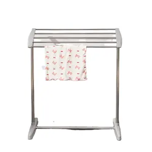 廉价塑料浴室带翼晾衣架洗衣展示架可折叠一层便携式晾衣架 - Product Image 1