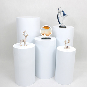 Luxus Metall Blumen ständer für Gold Mittelstücke Andere Hochzeits dekoration Zylinder Kuchenst änder Set für Party Event Tisch dekoration - Product Image 4