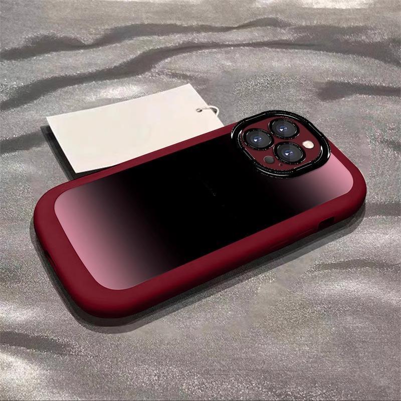 Puff Shell - Gradient Top to Bottom - Burgundy