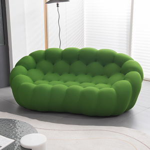 Commercio all'ingrosso moderno Bubble calcio stile divano singolo Set per appartamenti comprimibile divano in tessuto per soggiorno - Product Image 2