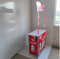 Meja Lipat Aluminium Desain Baru/Meja Pop Up Promosi/Penghitung Pop Up