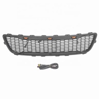 Accesorios 4x4, Rejilla Delantera, Piezas de Accesorios para Parachoques Delantero para F150 1995-2003 con LED y Logotipo
