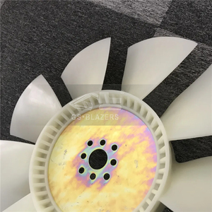 อะไหล่เครื่องยนต์รถขุดสำหรับเครื่องยนต์ <span class=keywords><strong>Sk200</strong></span>-<span class=keywords><strong>5</strong></span>/6D31/6D34 อะไหล่ใบพัดลม <span class=keywords><strong>KOBELCO</strong></span> สี่รู 9 ใบพัด ระบายความร้อนได้ดี - Product Image 4