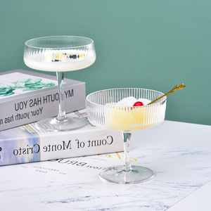 Different Design Elegant Lead Free Ribbed <strong>Crystal</strong> Drinking Glassware Champagne Flute Wine <strong>Glass</strong> <strong>Set</strong> - Product Image 2