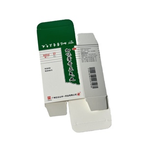 กล่องกระดาษพิมพ์ลายสำหรับบรรจุยา กล่องกระดาษสำหรับบรรจุขวดยา - Product Image 4