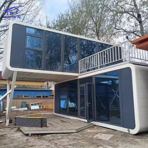 Casa Prefabricada de Lujo, Casa Contenedor Móvil, Cabaña Tipo Apple, Sala de Estar Modular, Casa Cápsula Espacial para Hotel - Product Image 1