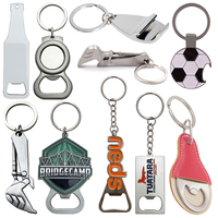 Fabrication OEM Sublimation Acier Inoxydable Métal Logo Porte-clés Ouvre-cartes Forme Porte-clés Bière Décapsuleur Personnalisé