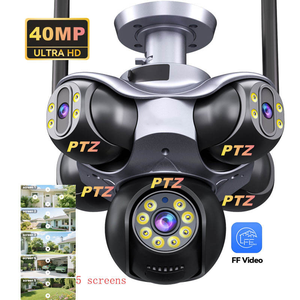 Telecamera di Sorveglianza Wireless 4G da Esterno IP65 con 7 Lenti, 5 Lenti Max Ultra HD 20K 40MP, PTZ, WiFi, IP CCTV - Product Image 1