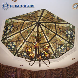 Hexad-Chine nouveau Design <span class=keywords><strong>vitrail</strong></span> coloré <span class=keywords><strong>d</strong></span>écoratif bâtiment mur toit église - Product Image 4