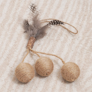 Juguete Natural para Masticar para Gatos, Juguete de Polygonum para la Dentición, Alivio del Aburrimiento, Bola de Hierba Gatera, Juguetes para Gatos - Product Image 6