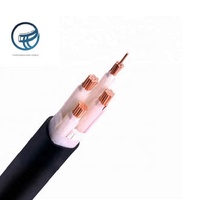 Fil électrique en cuivre nouvellement répertorié 5 noyaux câble blindé 25mm-95mm avec gaine en caoutchouc conducteur solide pour centrales électriques