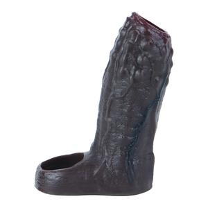 SXXY Yeni Siyah Silikon Penis Kılıfı Gerçekçi Boş Dildo Erkek Penis Büyütme Toptan Seks Oyuncağı Erkekler İçin Boşalma Geciktirici - Product Image 4