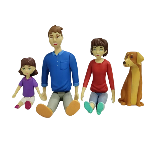 Hot Sale High Quality Mini the Four Limbs Movable Anime Figures Custom Cartoon Vinyl Anime Figure Toys Action