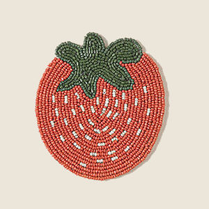 Nouveauté créative, ensemble de sous-verres à thé faits à la main, design moderne, tapis d'isolation thermique en perles de riz aux fruits, <span class=keywords><strong>mat</strong></span>ériau en verre de 5mm d'épaisseur - Product Image 5