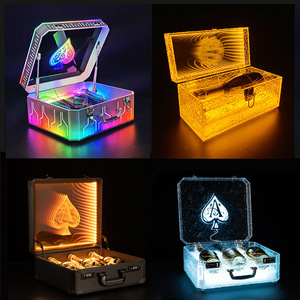 Máquina Dispensadora de Vino Iluminada con LED, de Acrílico, para Uso en Bares, con Diseño de As de Espadas - Product Image 5