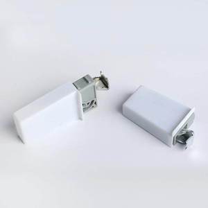 Cabinet Hanging <b>Brackets</b> <b>Plastic</b> Cold Rolled Steel Easy Installation For Cabinet Doors Minimalist Design - Product Image 2