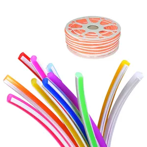 New 2nd Generation Silicone Neon Led Light 6mm 8mm 12mm Flexible Neon Tube Light For Neon Sign Decoration