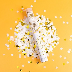 Nuova Cannella Sparacoriandoli in PVC Trasparente con Paillettes Rotonde Colorate, Lussuosa Sparacoriandoli Portatile per Feste con Coriandoli Ricchi, Effetto Visivo Eccezionale - Product Image 6