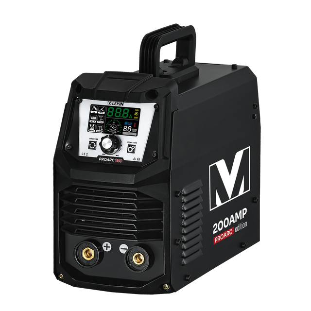 LEVIN 200A DC IGBT Inverter MMA Arc Welder Manual Metal Arc Welding Machine CE Certified Suitable for 1.6-5.0mm Electrodes