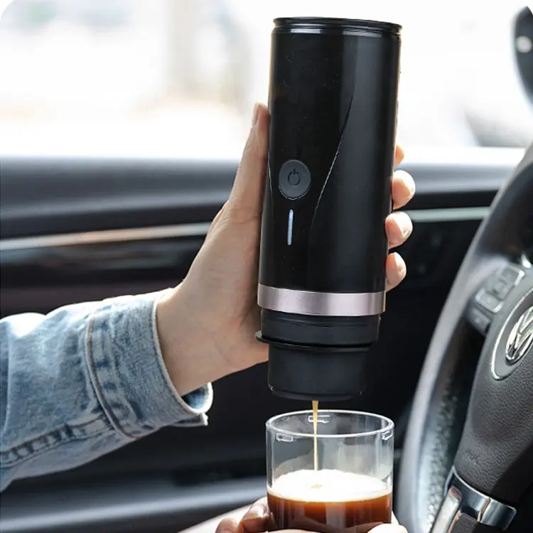 Máquina de café portátil pcm003, máquina de café expresso automática para viagem de acampamento